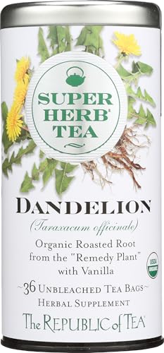Republic of Tea Organic Dandelion Superherb Tea Bags
