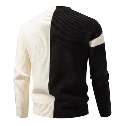 Chaqueta hombre punto fino ligera y abrigada con solapa informal 3