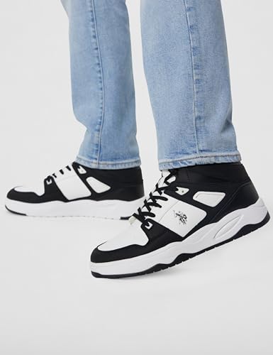 Image of USPA U.S. Polo Assn Men|Bruce|Black Stylish Casual Sneaker Shoes for Man