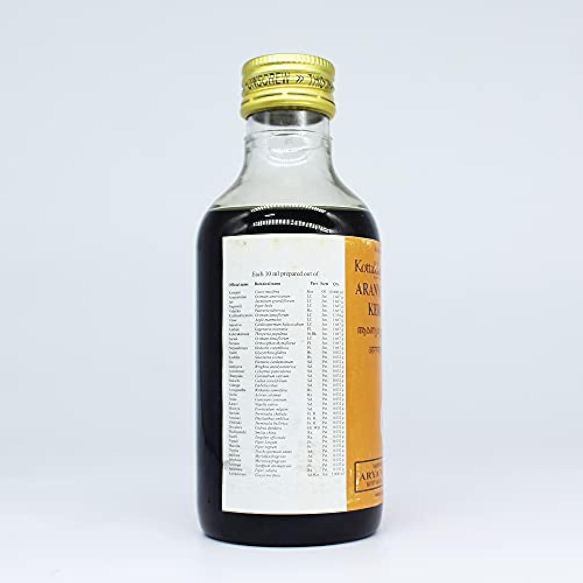 Golden Oldie Herbs Aranyatulasyadi Kera Tailam-200 Grams