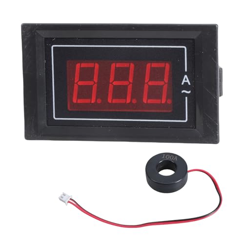 High Precisions 100A AC Current Monitor with External Converter Easy Installs Curret Tester Tool for Electrical Systems