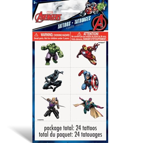 Unique 59709 Avengers Temporary Tattoos thumb #1