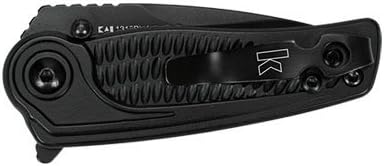 Kershaw Spoke Pocket Knife, 2" 4Cr14 Steel Blade with BlackWash Coatin, Compact Assisted-Opening EDC
