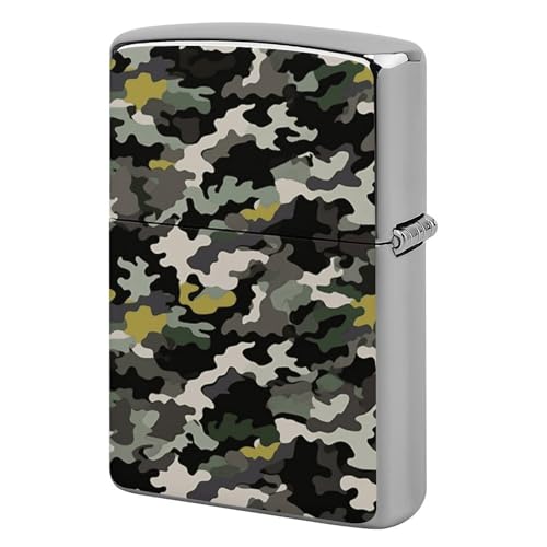 Funda Metálica para Encendedor Abstract Camouflage