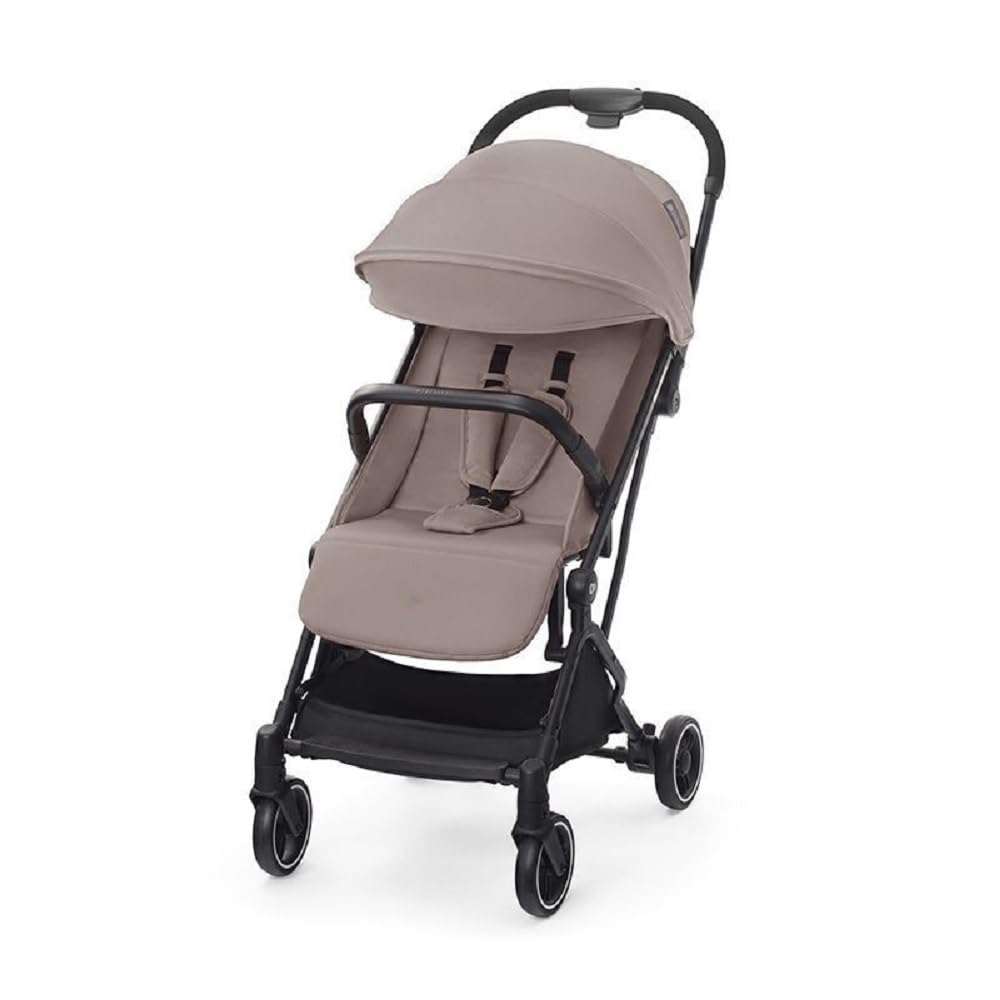 kk Kinderkraft INDY2 Passeggino leggero pieghevole da Viaggio, Compatto, Cappottina impermeabile filtro UPF 50+, Maneggevole, Posizione Nanna, Facile da trasportare, Beige