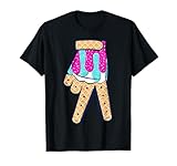 Baseball Ice Cream Drip Boys Glove Sprinkles Baseball Lover T-Shirt