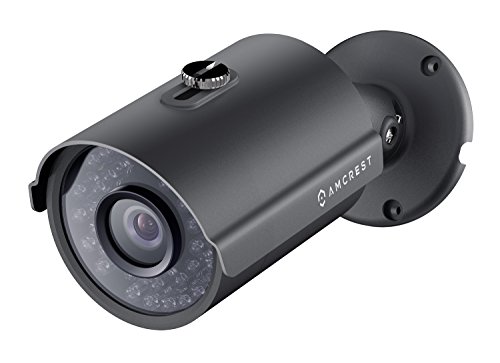 Amcrest ProHD Outdoor 1080P POE Bullet IP Security Camera - IP67 Weatherproof, 1080P (1920 TVL), IP2M-842E (Black)