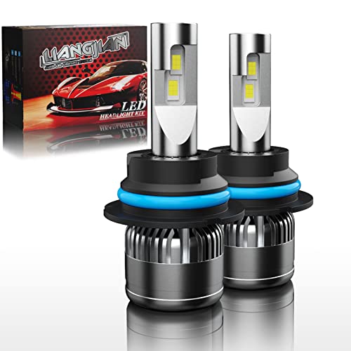 Liangjian 9004/Hb1 Led Headlight Bulbs,60W 18000 Lumens 300% Super Bright 6000K Cool White High Beam/Low Beam Car Led Headlights Conversion Kit, Quick Installation, Pack Of 2 #TOP28