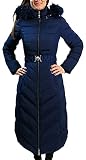 Guess Winterjacke Mantel Jacke Caterina W1BL31WE4P2 Blau Gr. XS