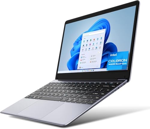 Chuwi HeroBook Pro 14.1'' Laptop, 8GB RAM 256GB SSD, Windows 11 Laptop, 1TB SSD Expand, Intel Celeron N4020(up to 2.8GHz), FHD IPS Display, Ultra Slim,...