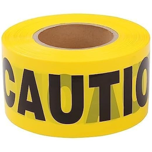BHAGVAT Non-Adhesive Caution Tape 5cm