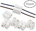 VIPMOON 50pcs CH2 Spring Wire Connectors Electrical Cable Clamp Terminal Block Connector LED Strip Light Wire Connecting