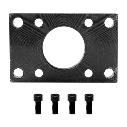 Image of SC Cylinder FA-32 Accessories Square Flange Plate Cylinder Diameter Universal Fitting mounting Plate Fixing Frame with 4 Screws