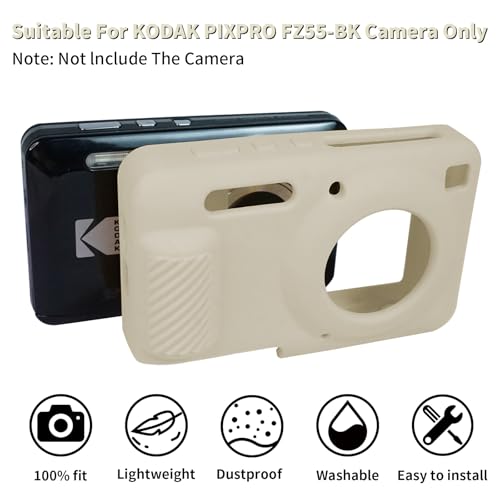 Funda protectora para cámara Kodak PIXPRO FZ55 de silicona miniatura 6
