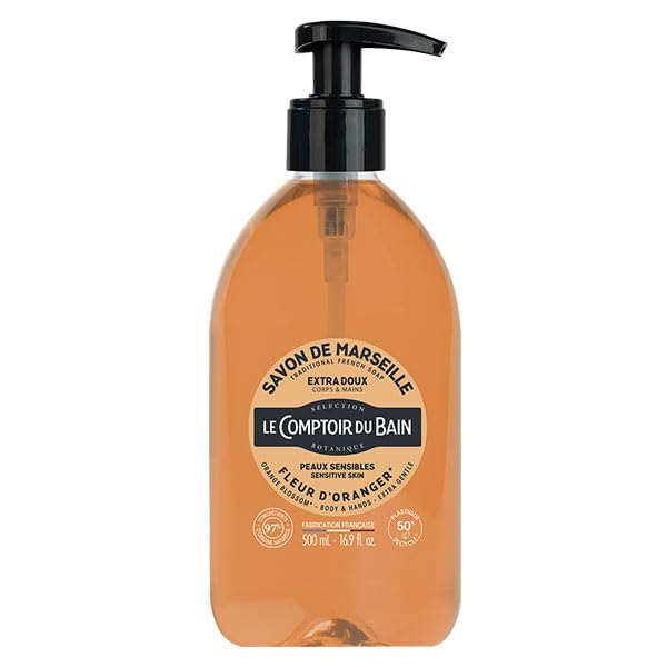 Gentle Orange Blossom Marseille Soap by Le Comptoir du Bain