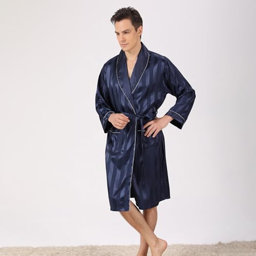 Conjunto de pijamas de jacquard para hombres que buscan evitar el calor al dormir 4