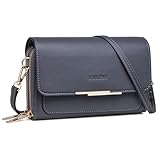 Roulens Small Crossbody Bag for Women,Cell Phone Purse Women's Shoulder Handbags Wallet Purse with Credit Card Slots