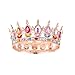 Elegant Women's Rhinestones Crowns Sparkling Headband Costume Hairpieces for Weddings and Fashionable Gatherings Birthday Crown