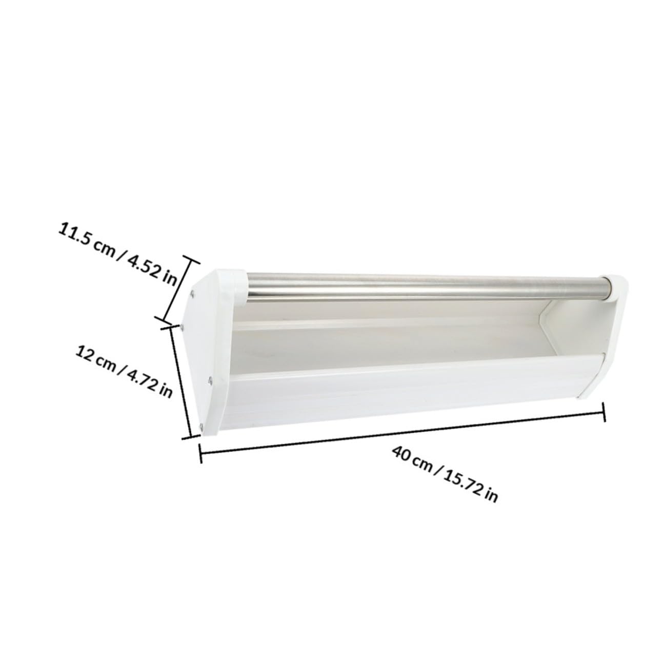 Mangeoire Lot de 2 Plastique Acier Inoxydable et pour en Légère et Pratique Jardins et Usage Intérieur