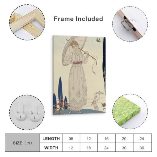 Robe D'été De Doeillet Peinture Toile Pour Décoration Murale - 4