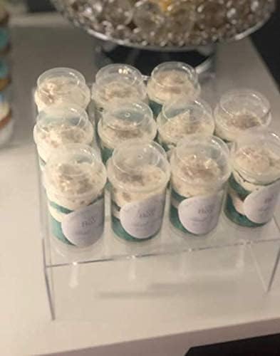 Miniatura 8 de ihomecooker Soporte para tartas Push Pop de 20 agujeros y 24 tiradores transparentes para tartas