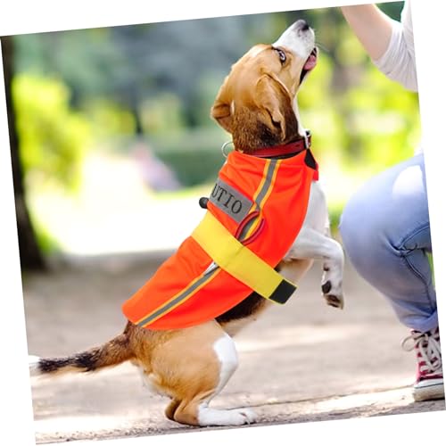 Disfraz para perro color naranja tamaño L BESPORTBLE miniatura 3