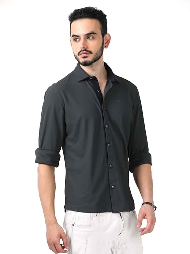 Image of STELLERS Men's Premium Full Sleeve Shirt | Feather Touch Feel| Regular Fit| Odour Resistant| Anti-Static| Wrinkle Free| Quick Dry | Stretchable| Lightweight| Sweat-Proof