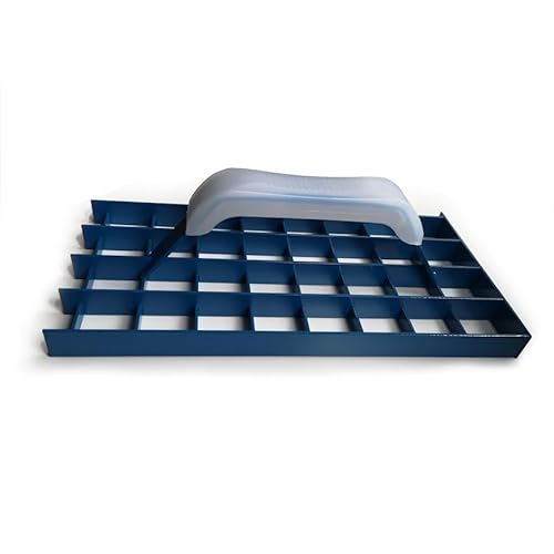 DETERMONDO Rasatore a Griglia Rabot Professionale 140x290 mm Strumento per Intonaco e Gesso Rasatura con Impugnatura Ergonomica