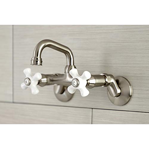 Mitigeur mural double commande KS612SN Kingston Brass pour optimiser l'espace - 5