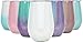 Simple Modern Spirit 12oz Wine Tumbler Glasses with Lid - Vacuum Insulated Stemless 18/8 Stainless Steel Wine Cup Shimmer: Selenite