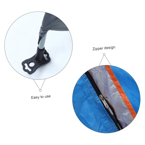 Carpa plegable para camping LIOOBO 2 personas azul miniatura 3