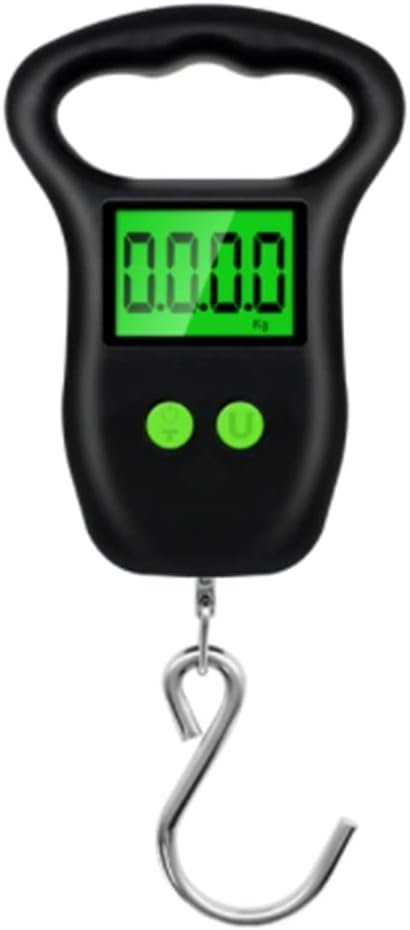IRDFWH Newest 50kg/110lb Hanging Scale Digital Portable Luggage Weight Backlight Hook Fishing Weigh Scales