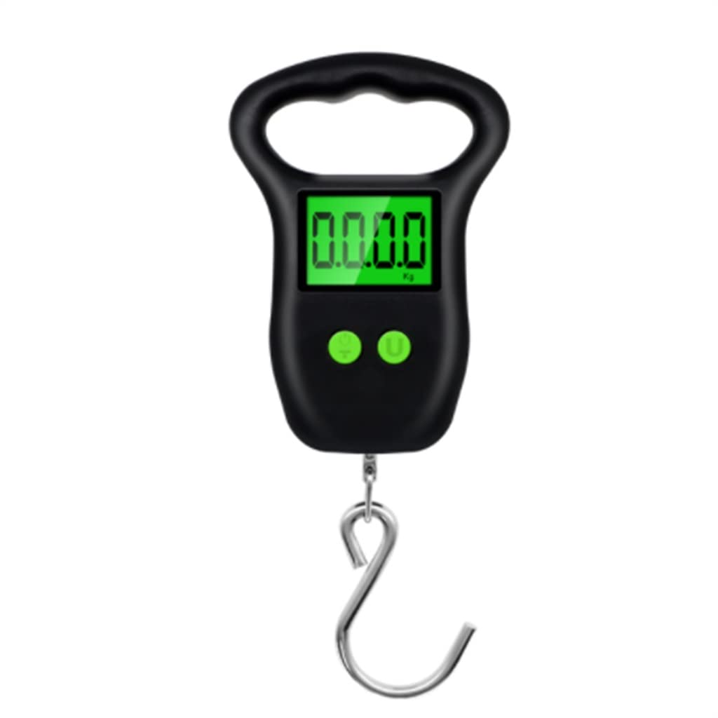 JFDBGU Newest 50kg/110lb Hanging Scale Digital Portable Luggage Weight BackLight Hook Fishing Weigh