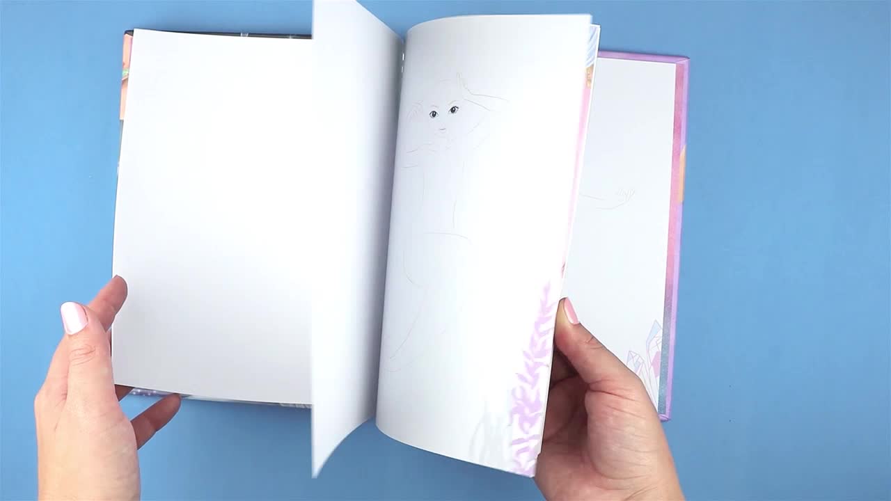 Depesche 10727 TOPModel Fantasy - Malbuch mit Licht und Sound im Iceprincess Design, Ausmal-buch inkl. Stickern zum… – Bild 5