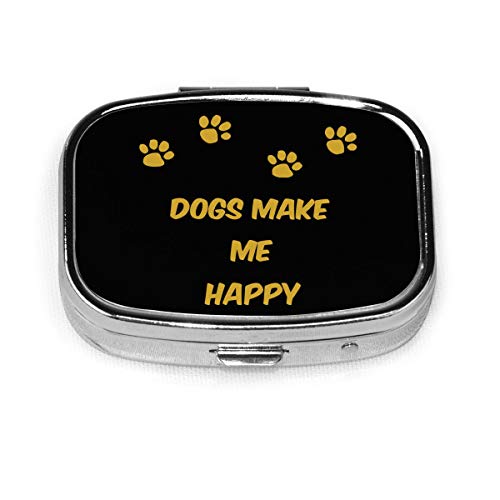 犬の足跡 ピルケース 薬ケース 携帯用 なファッション 防水 コンパクト・軽量 習慣薬箱 薬入れ 小型収納ケース 飲み忘れ防止