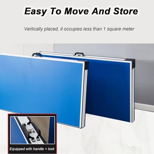 Tischtennis-Tischtennisplatte, Tischtennisplatte In TurniergrößE, Faltbares Und Tragbares Tischtennisplatten-Set FüR Spiele Im Innen- Und AußEnbereich, Schnelle Installation – Bild 3