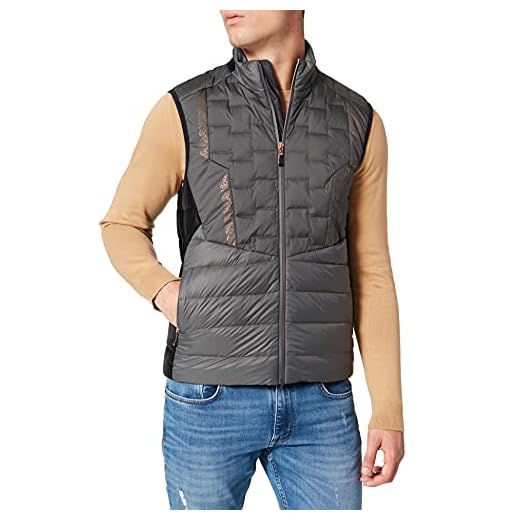 BOSS V_Marson Chaleco de Plumas, Gris Oscuro, M para Hombre