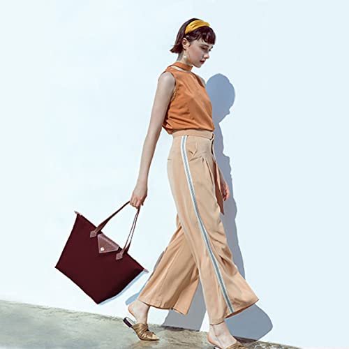 Bojly Women Tote Bag,Stylish Waterproof Nylon Ladies Shoulder Bag, Folding Beach Travel Bag For Work,Shopping thumb #5