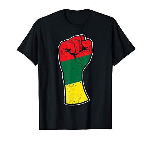 African Raised Fist Black Lives Matter BLM Protest Gift Camiseta