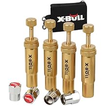 X-BULL New Automatic Tire Deflator,Adjustable Offroad Accessries,4pcs Auto-Stop Tire Air Down Tool Kit for 4 * 4 Vehicles
