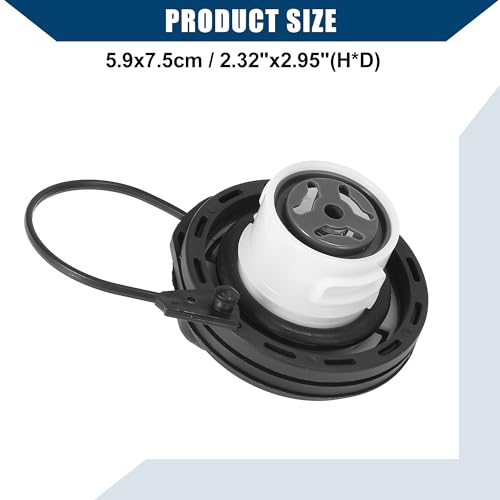 Hihaha Engine Oil Fuel Tank Cap for Land Rover for Range Rover Sport 2006-2013 for Range Rover Evoque 2012-2013 / Inner Filler Gas Cap Cover/Durable / 1Pcs by Hihaha - Image 5