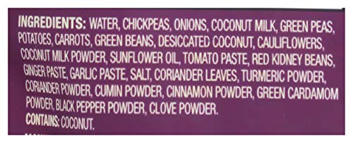 Image of Patak's Chickpeas and Veggie Korma Ready To Heat Curry, 10.05 Fl Oz (Pack of 4)