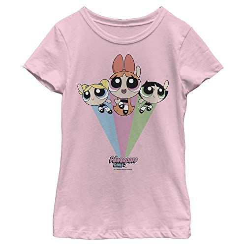 The Powerpuff Girls Girls' Trio Flying T-Shirt
