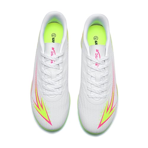 Image of Soccer Cleats for Mens Womens High Tops Lace Up Unisex Football Shoes Indoor Turf Soccer Shoes AG FG TF for Beginners to Advanced Players