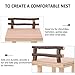 balacoo 1pc Wooden Hamster Cage Fence Platform Safe Exercise Space for Animals High Real Wood Plaything for Hamsters and Gerbils