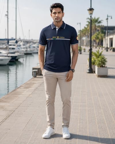 Image of WarriorWorld Men's Polo T-Shirt Cotton Fabric Casual & Sportswear Comfortable, Breathable