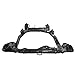 Black Front Subframe Crossmember 62400-2P050 62400-0W500 Compatible with Kia Sorento 3.5L V6/2.4L L4 2011-2013; Fit for Hyundai Santa Fe 3.5L V6/2.4L L4 2010-2012 Front Crossmember