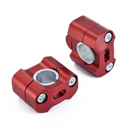 Lenkererhöhung Motorrad-Lenkererhöhung Für CRF300L, CRF250L, CRF 230, 450L, CRF250F, 250, 450 R/X, 150, 300L, CNC-22-mm-28-mm-Adapter Halterungsklemmen(ROT)