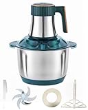Aptovpvp 5L Electric Meat Grinder, Stainless Steel Dough Machine, 500w Strong Food Processing Machine, 5-Speed Mode, Used For Dough Stirring, Onion, Meat, Nuts, Fruits, Garlic, Vegetables