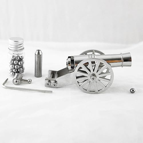 Zhou-long Mini-Napoleon-Kanonen-Modell, Metall-Nachbildung, Desktop-Dekoration und Sammlerstücke